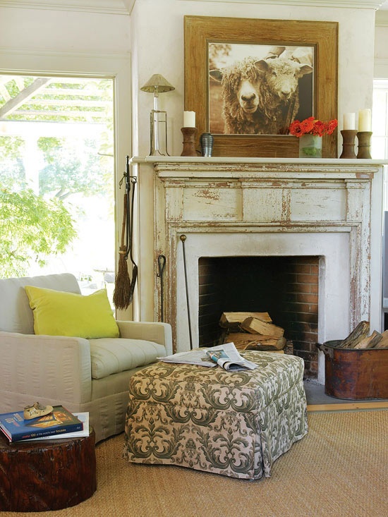 Rustic Cottage Living Room