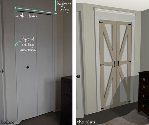 Adding Molding to Door Frames (The Plan) | The Painted Hive