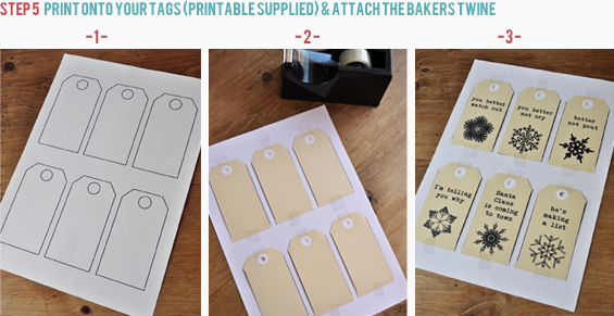 How To Print Onto Shipping Tags | The Painted Hive