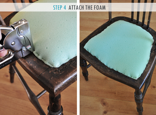 How to Upholster a Chair (attached seat pad method) | The Painted Hive