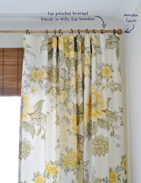 Bamboo Curtain Rod | The Painted Hive