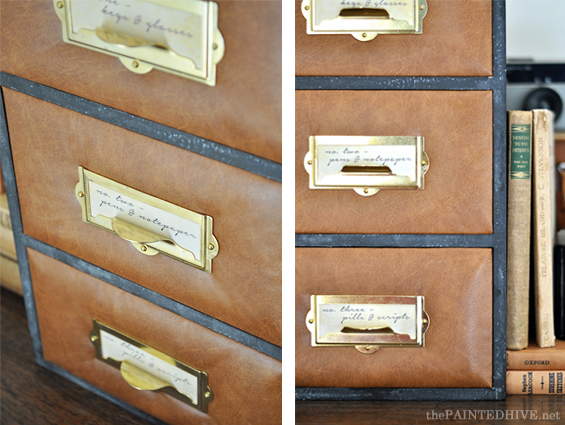 Antique Brass Label Holders | The Painted Hive