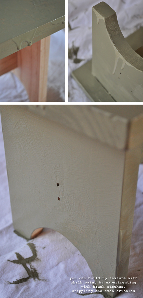 Creating Texture with Chalk Paint