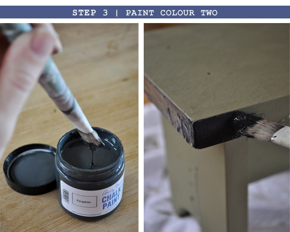 Step 3 |Distressed Chalk Paint Tutorial