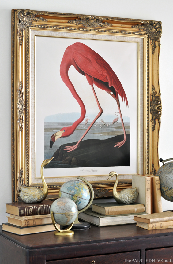 Audubon American Flamingo Free Printable | The Painted Hive