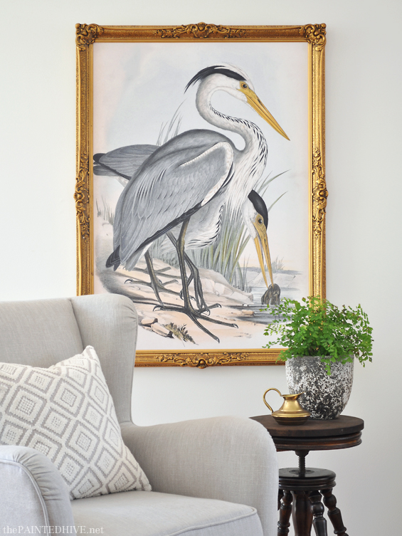 Free Printable Large-Scale Bird Art | The Painted Hive