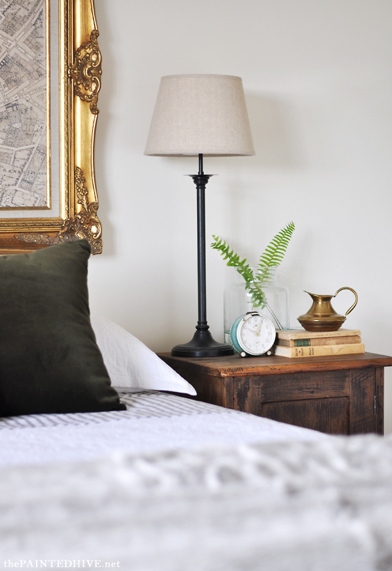 Bedside Table Vignette | The Painted Hive