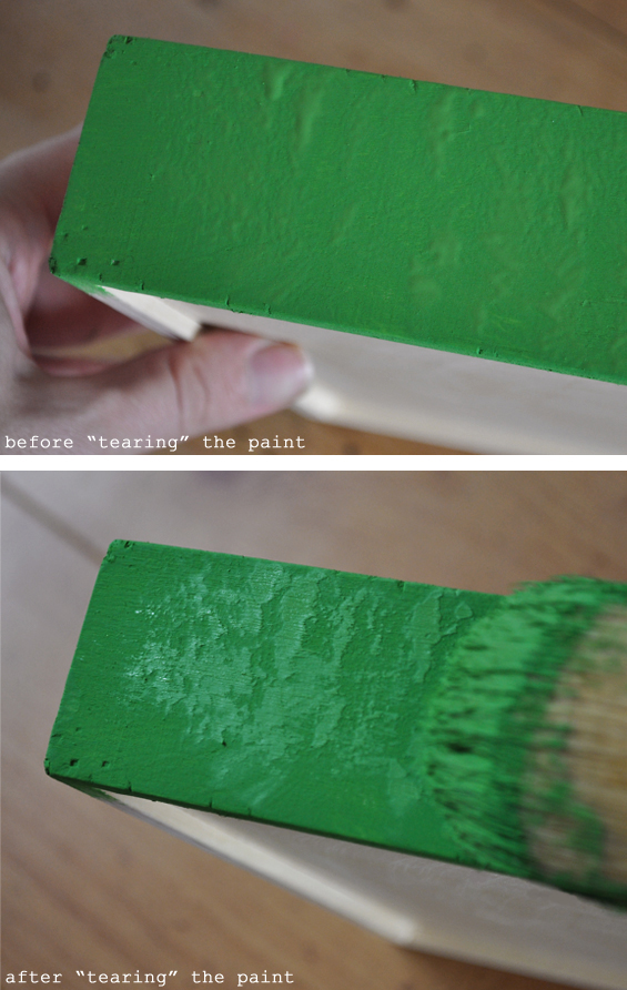 How to Create "Tears" with Chalk Paint for Authentic Vintage Texture