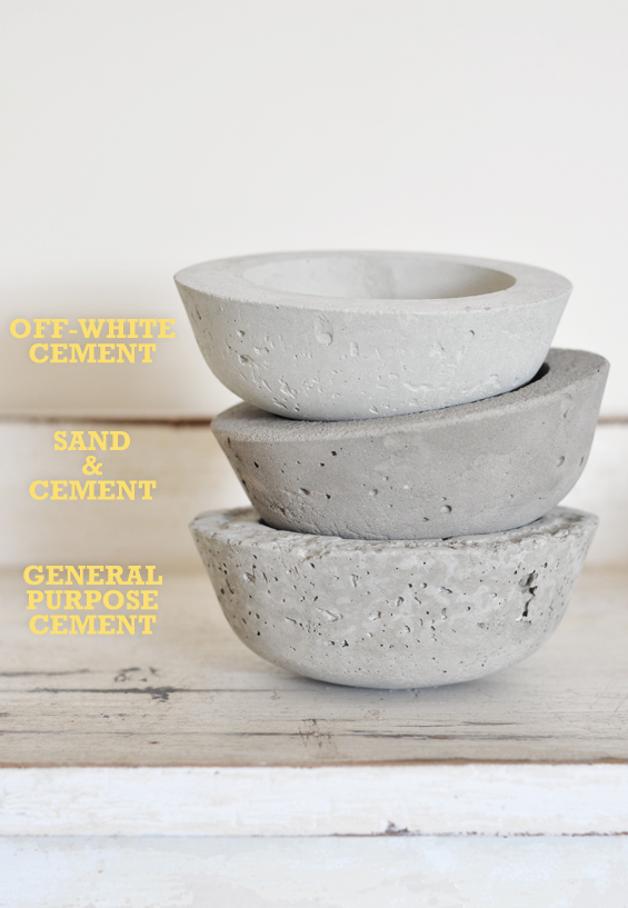 DIY Concrete Planters Using Different Types of Cement
