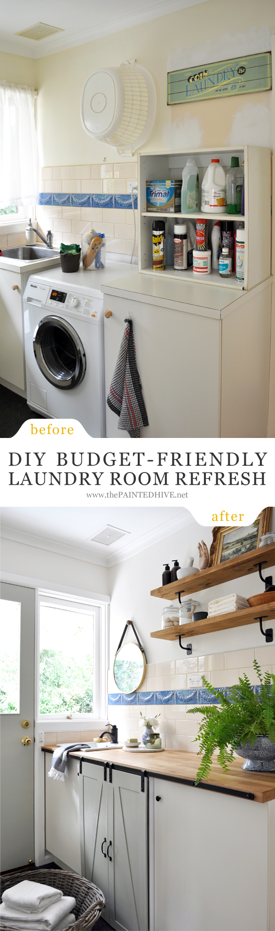 DIY Budget-Friendly Laundry Room Refresh