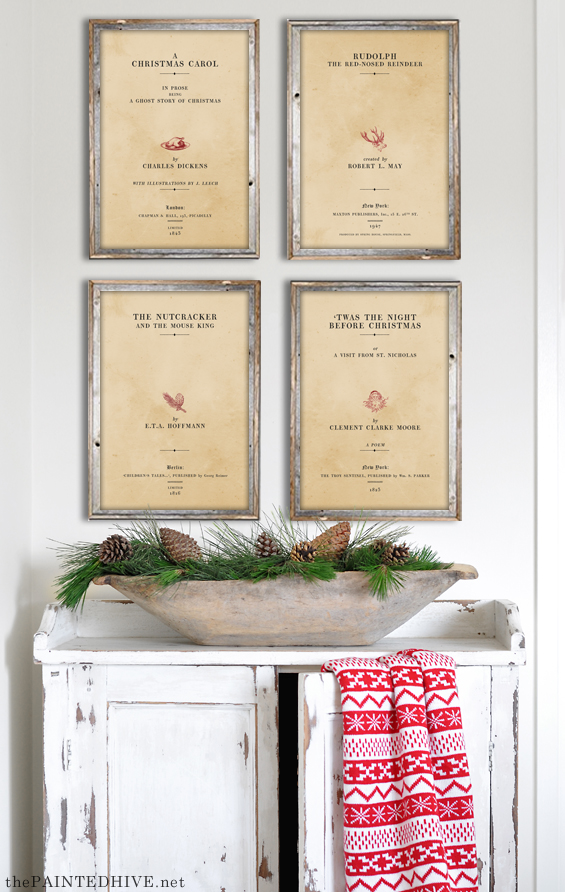 Free Printable Farmhouse Style Christmas Signs