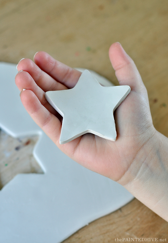 DIY Clay Star Ornaments