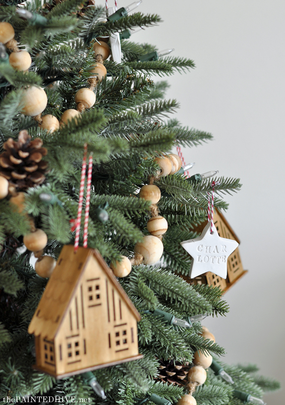 Natural Rustic Christmas Tree Decorations