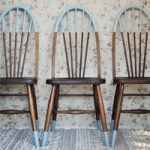 Paint Dipped Windsor Dining Chairs