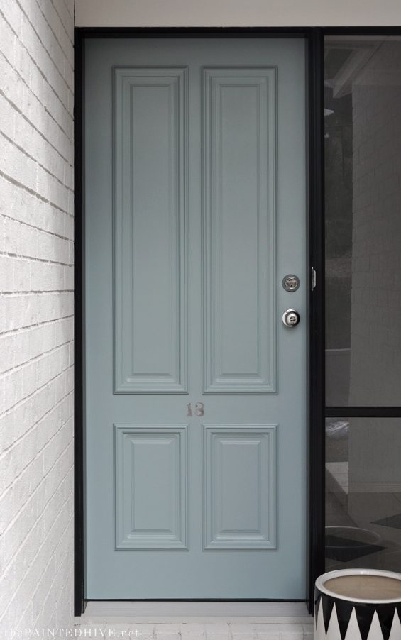 Front Door in Duck Egg Blue