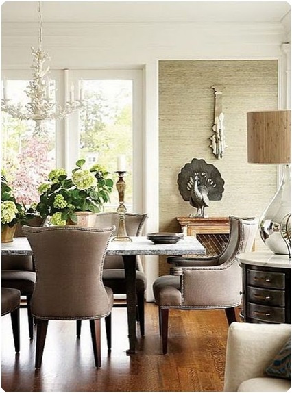 Sophisticated Neutral Dining Room