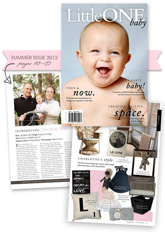 Charlotte’s Nursery in Little One Baby Magazine
