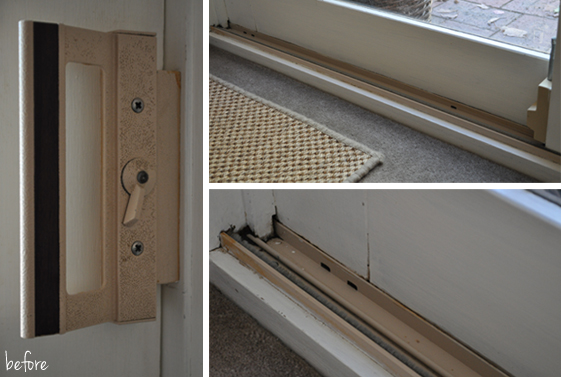 How to Clean Your Sliding Door Tracks- Tried and True! - Wrapped in Rust