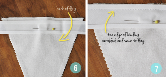 DIY Personalised Fabric Bunting Flags
