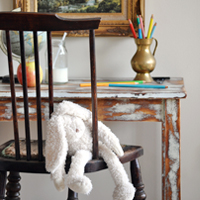 How to Heavily Distress Furniture (and a DIY Kid’s Table)