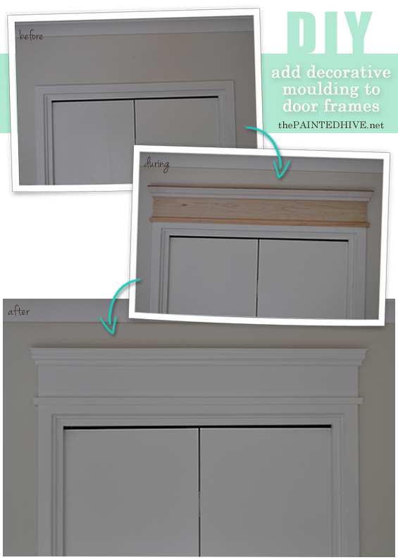 DIY: How to Add Moulding to Door Frames | The Painted Hive