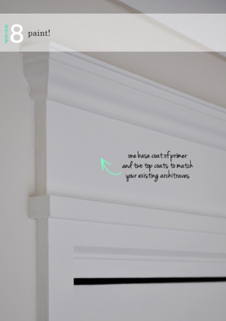 How to Add Decorative Trim to Door Frames | The Painted Hive