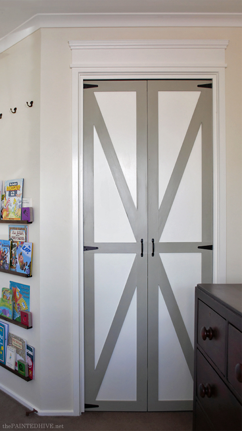 DIY: Bi-fold to Barn Door | The Painted Hive