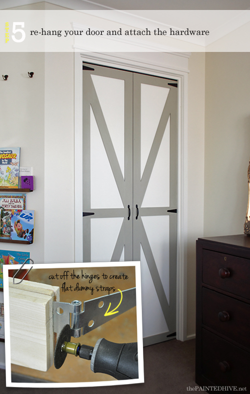 DIY: Transform a Plain Bi-Fold Door | The Painted Hive