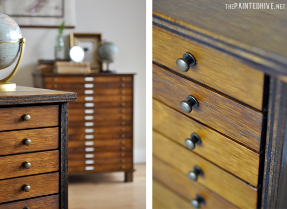 Antique Brass Mini Drawer Knob Handles