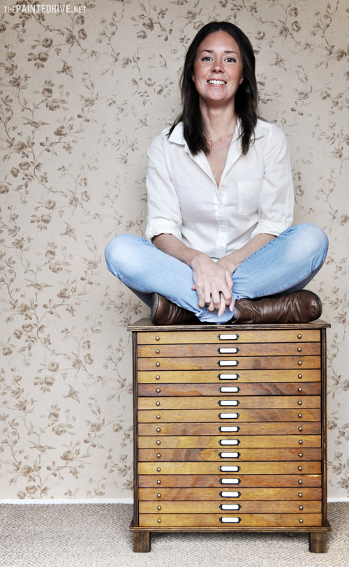 DIY Multi-Drawer Cabinet Hack | By Kristine Franklin of The Painted Hive