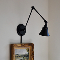 A Desk Lamp Becomes a Wall Light