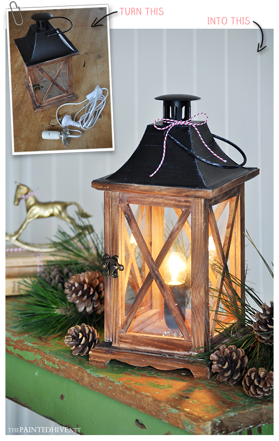 Diy lantern store lamp