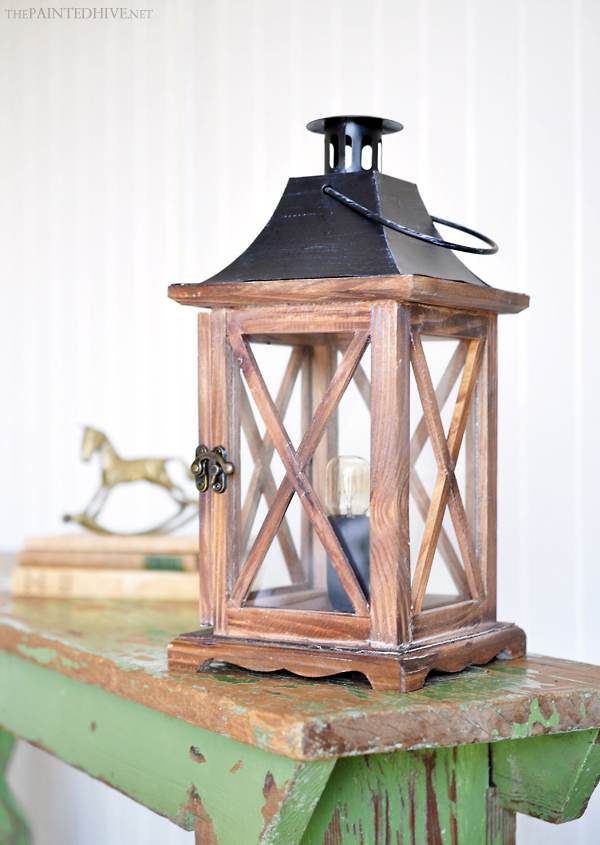 DIY Lantern Lamp | The Painted Hive