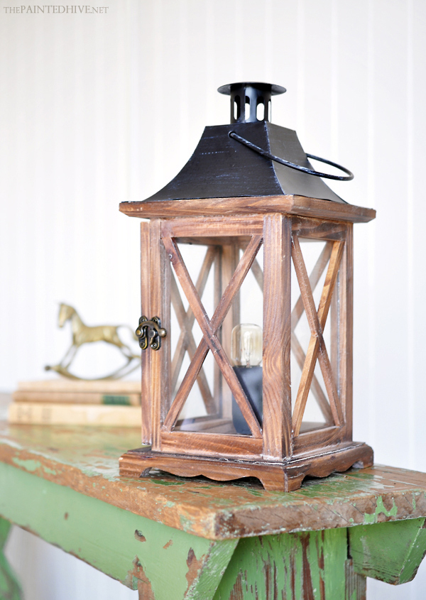 Easy DIY Lantern Lamp