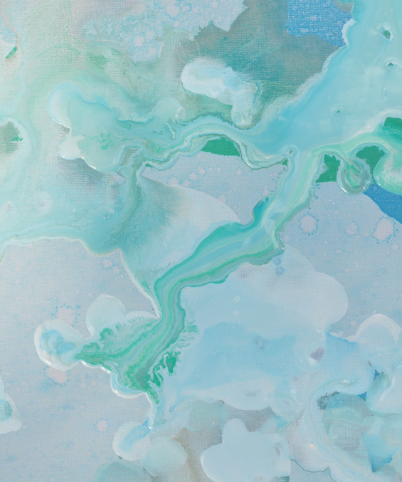 Abstract Art Paint Streams