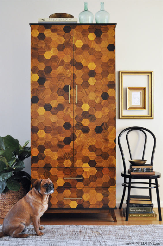 Mid-Century Modern Laminate Wardrobe Makeover | The Painted Hive