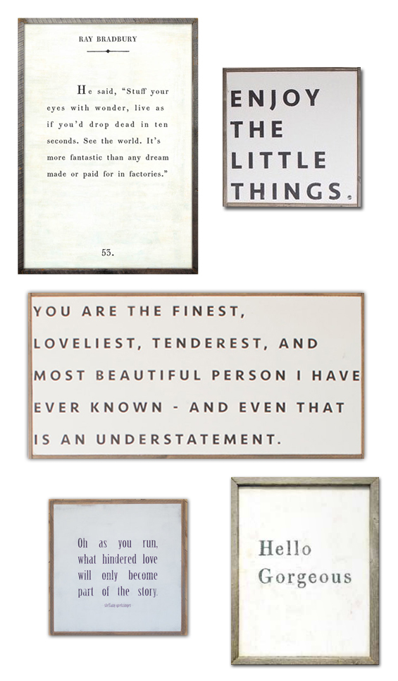 Vintage Quote Art