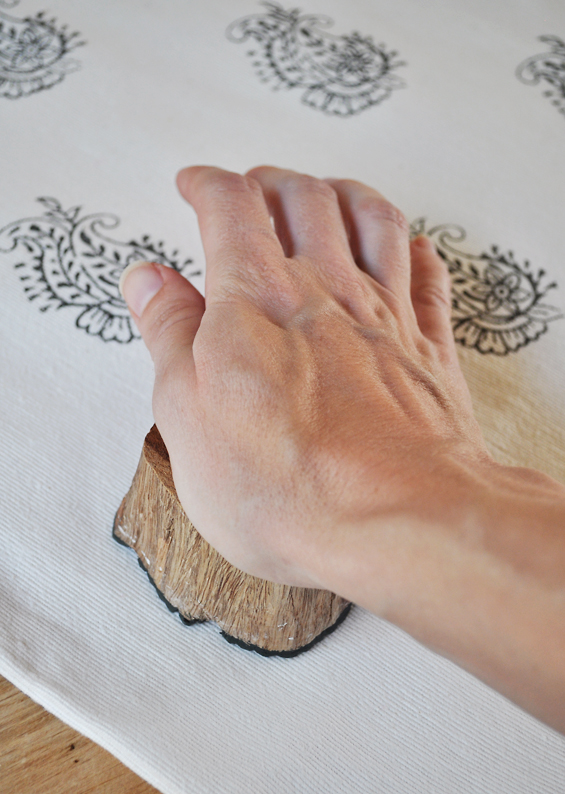 How to do block printing on fabric at home, DIY Block Printing