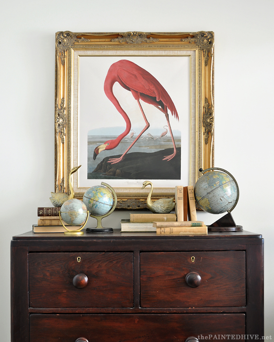 Large Scale Free Printable Flamingo | The Painted Hive