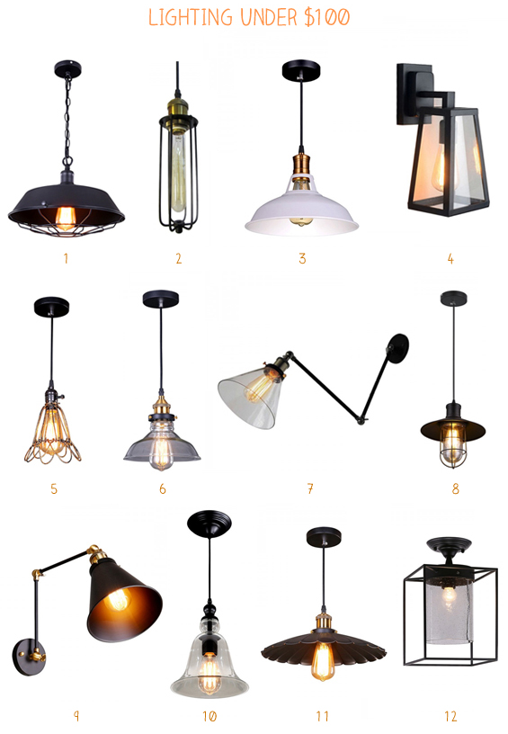 Lighting Under $100