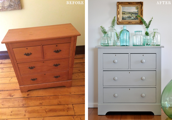 Dresser Before and After