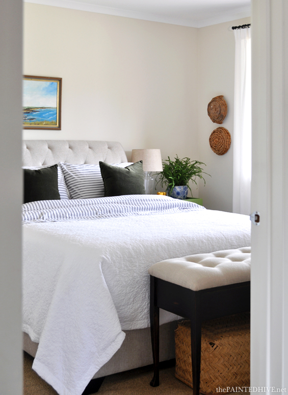 Coastal Bedroom Makeover | The Painted Hive