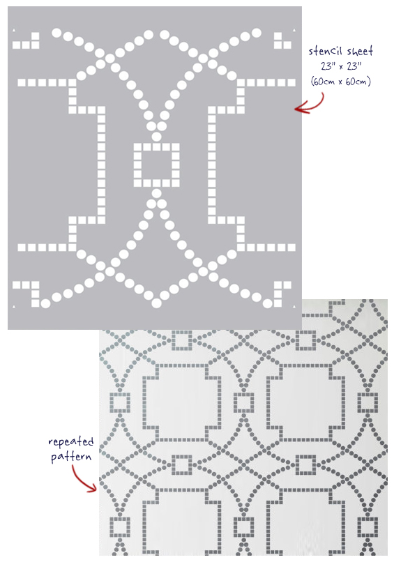 Moroccan Trellis Stencil