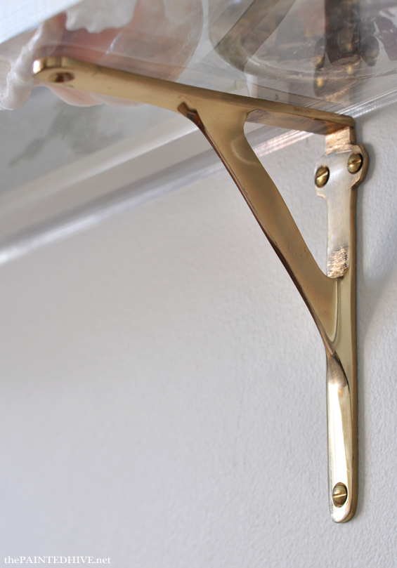 Brass Shelf Brackets