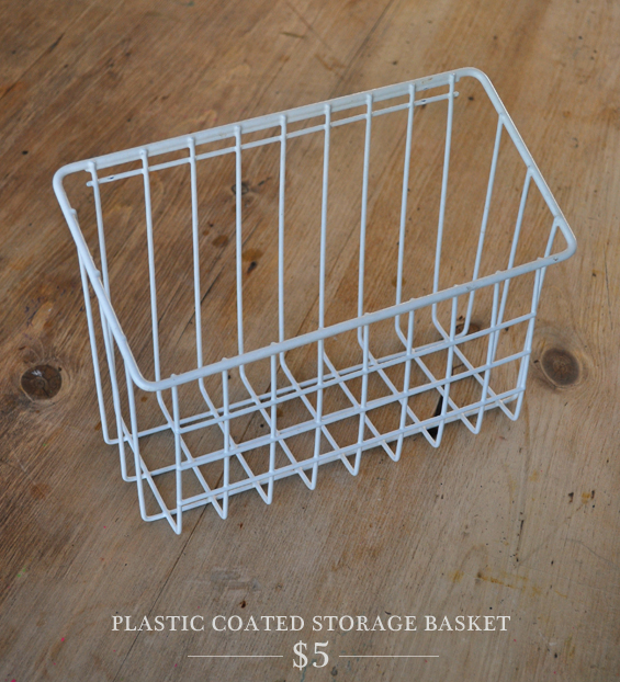 Plastic Coated Basket Before