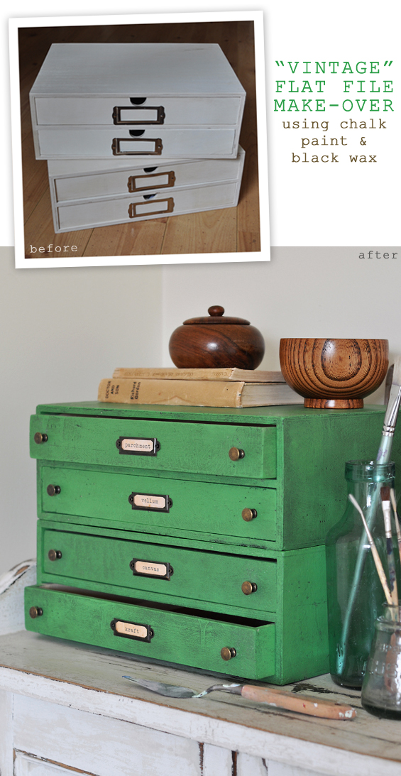 Learn how to use paint and wax to give bland furniture vintage charm!