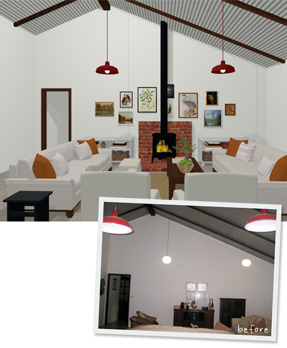 Virtual Rendering Before and After