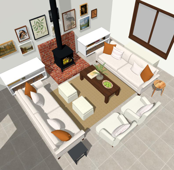 Virtual Rendering Dollshouse View