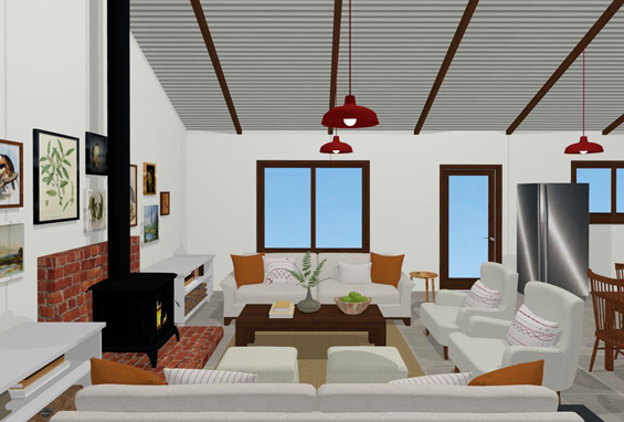 Living Room Rendering