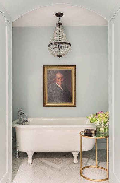 Bathroom with Portrait